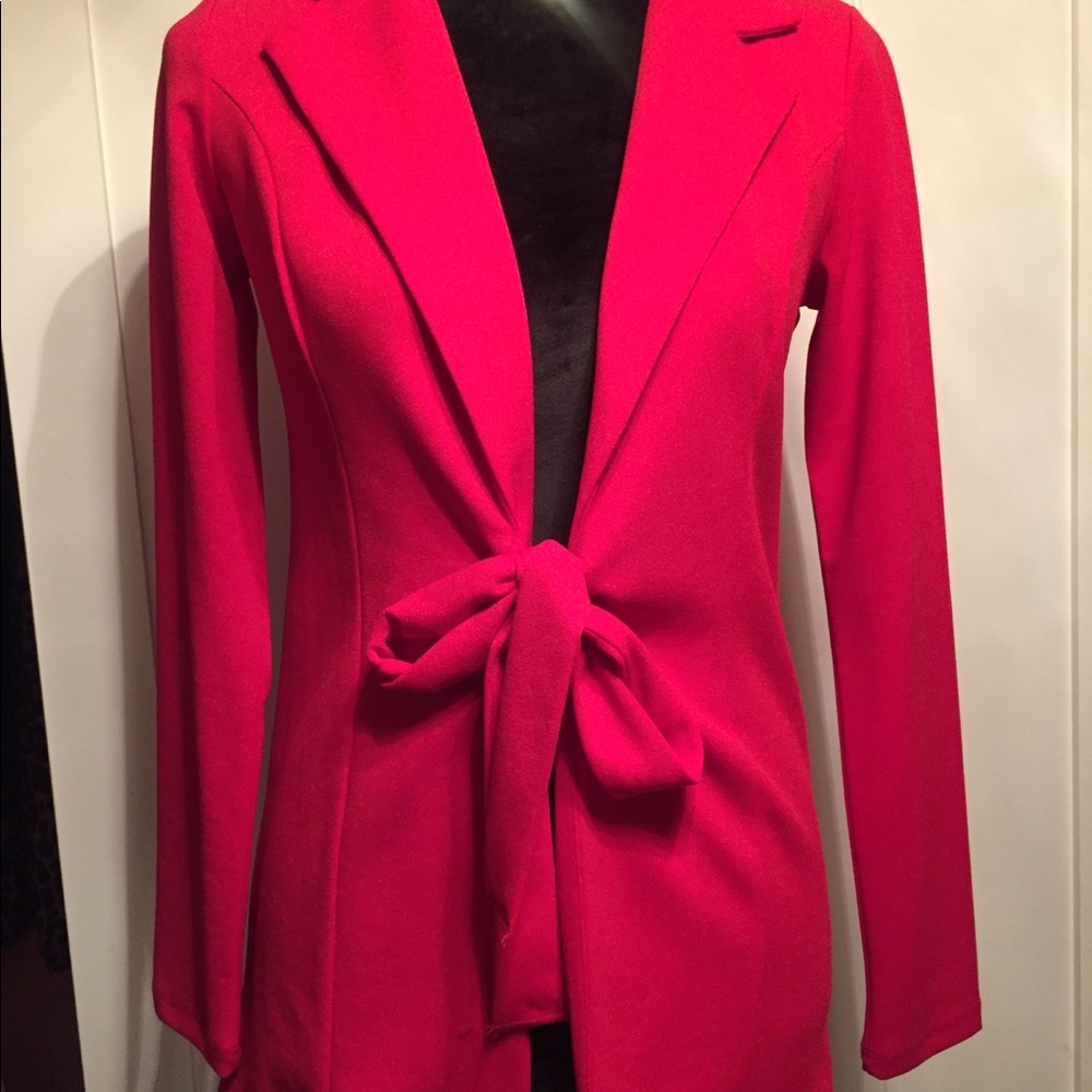 Red blazer